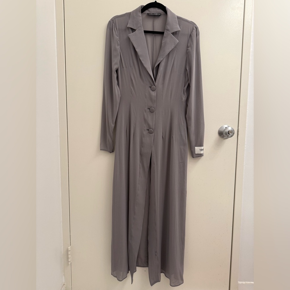 Dolce & Gabbana x Kim Kardashian Women's Light Gray Duster
